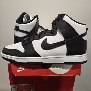 Nike Dunk High Retro Black White 'PANDA' 2022 Men's Size 12